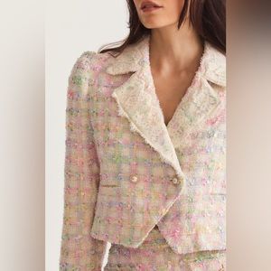 LoveShackFancy Patrick Tweed Blazer - NWT